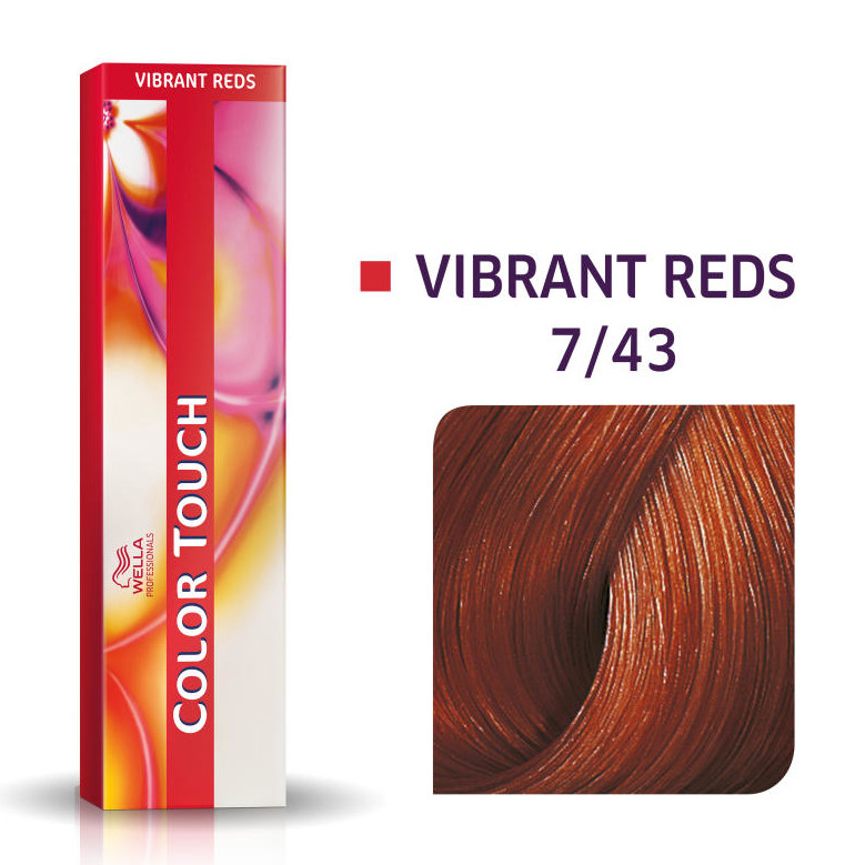 Color Touch 7/43 | Bezamoniakowa półtrwała farba do włosów 7/43 60ml