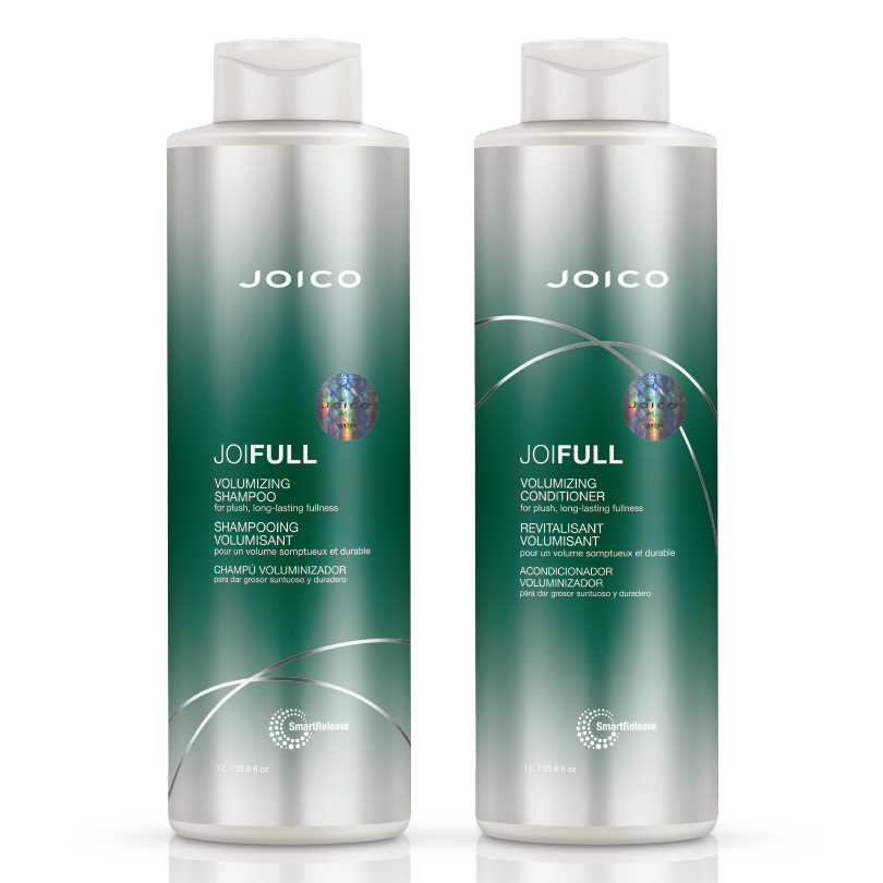 JoiFull | Zestaw zwiększający objętość włosów: szampon 1000ml + odżywka 1000ml