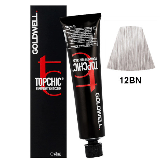 Topchic 12BN | Trwała farba do włosów - kolor: ultra jasny beżowy blond 60ml