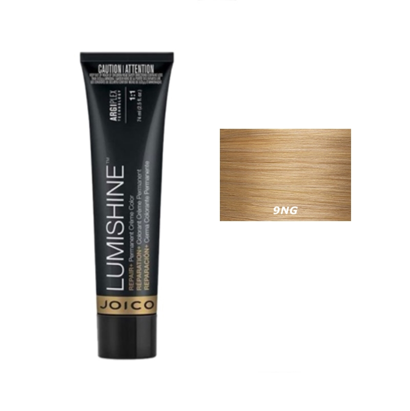 Lumishine Permanent Creme | Trwała farba do włosów - kolor 9NG naturalny złocisty jasny blond 74ml
