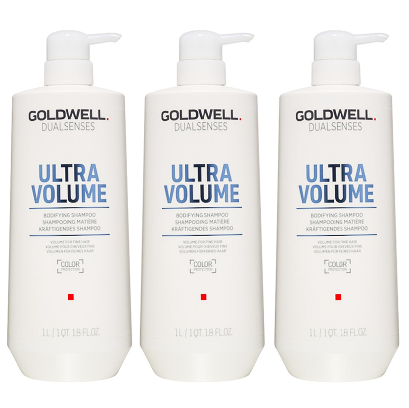 DualSenses Ultra Volume | Zestaw: szampon nadający objętość 3x1000ml