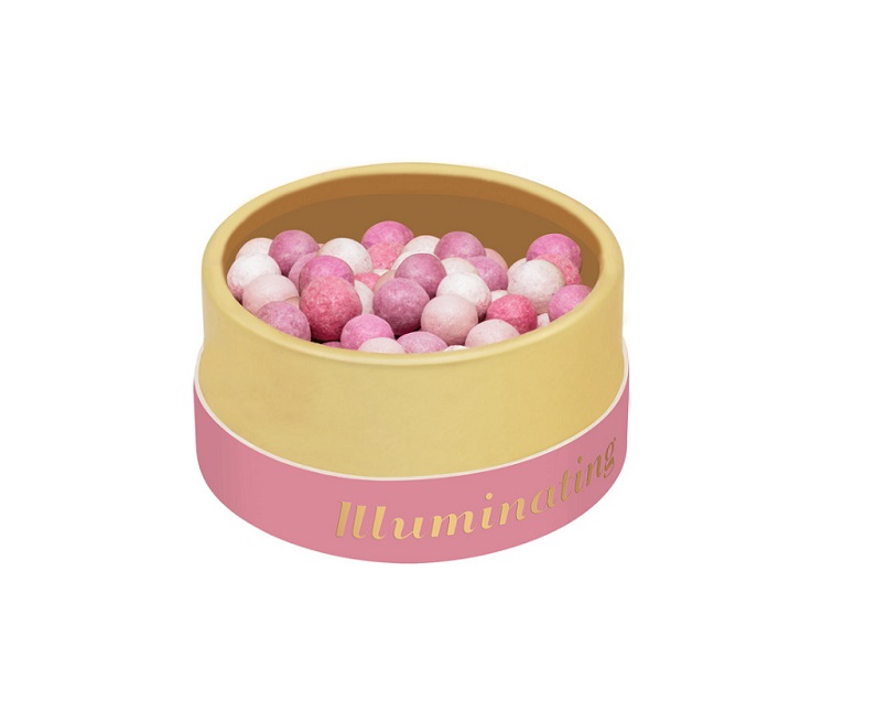 Beauty Powder Pearls No.2 Illuminating | Rozświetlające perełki do twarzy - kolor różowy 25g