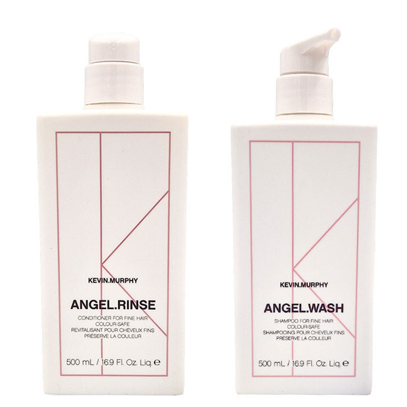 Angel | Zestaw do włosów cienkich i farbowanych: szampon 500ml + odżywka 500ml 