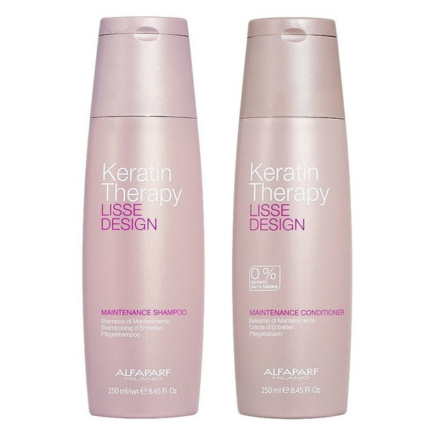 Keratin Therapy Maintenance | Zestaw podtrzymujący efekt wygładzenia: szampon 250ml + odżywka 250ml