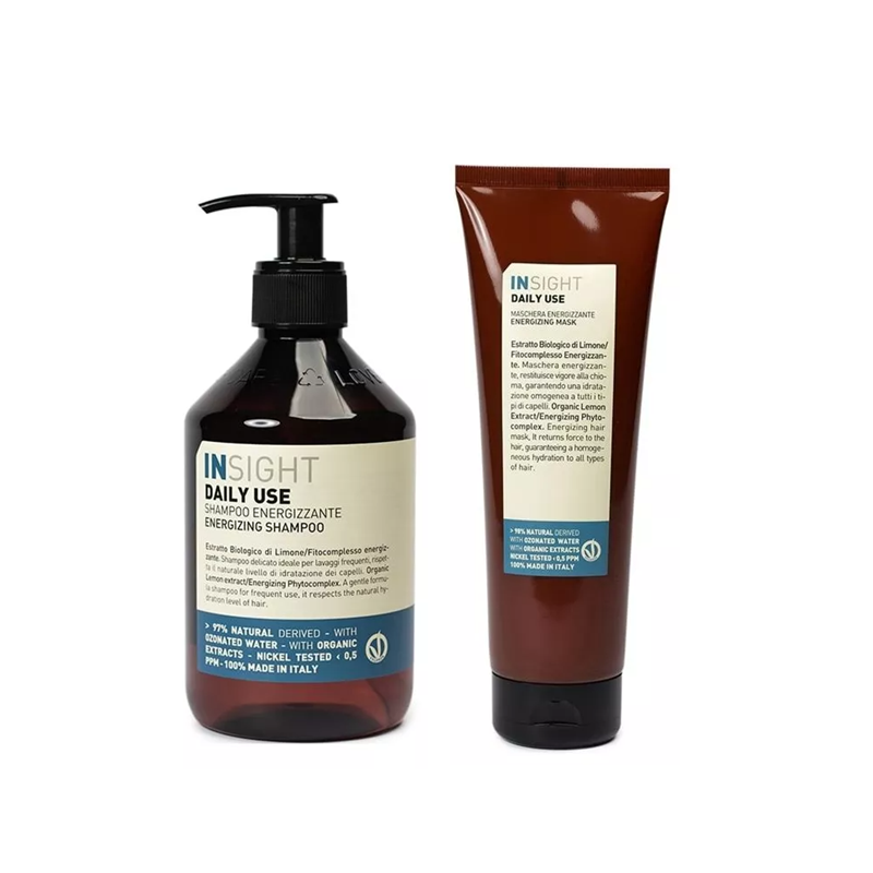  Daily Use Energising | Zestaw do codziennej pielęgnacji włosów: szampon 400ml + maska 250ml