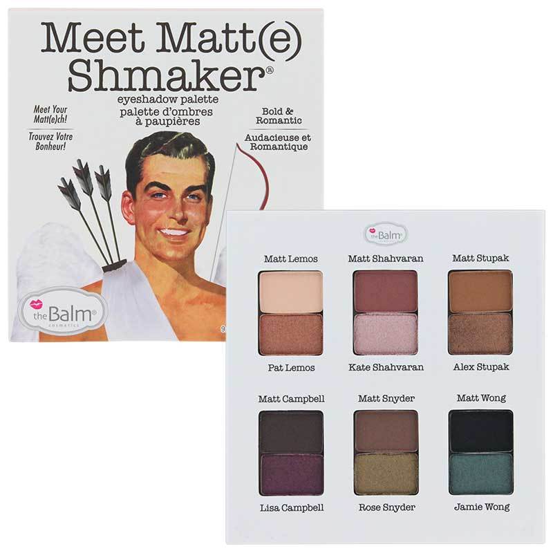 Meet Matt(e) Shmaker | Paleta 12 matowych i błyszczących cieni do powiek z lusterkiem 9,6g