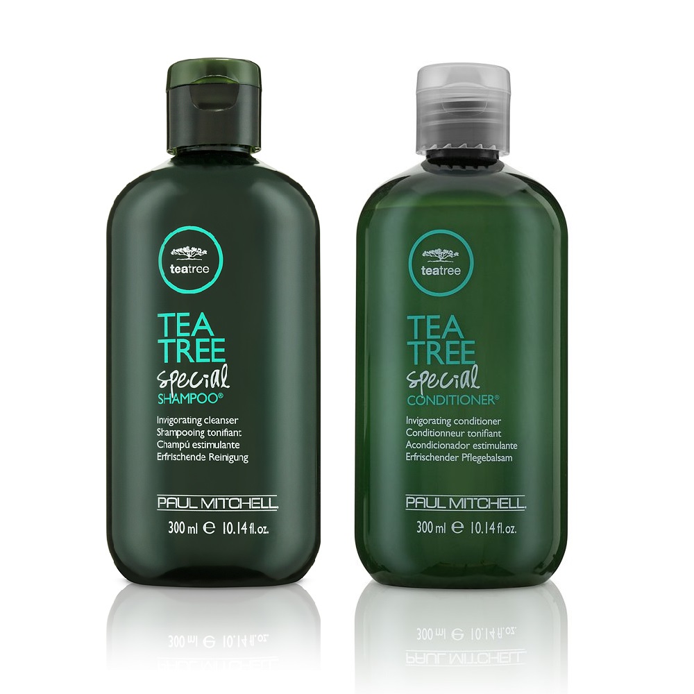 Tea Tree Special | Zestaw orzeźwiająco-wzmacniający: szampon 300ml + odżywka 300ml