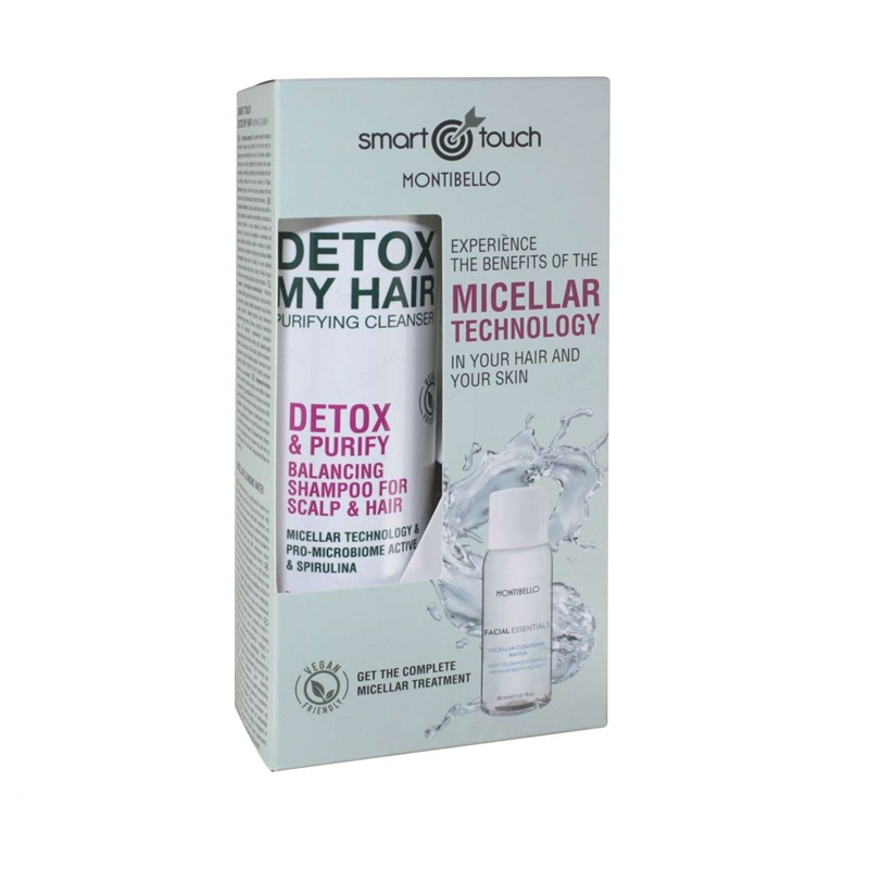 Smart Touch Detox | Zestaw: szampon oczyszczający 300ml + płyn micelarny 30ml