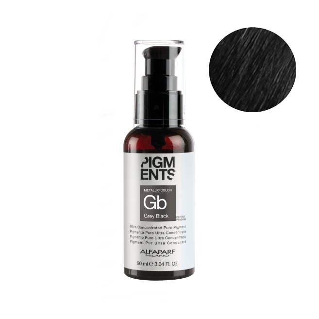 Pigments | Pigment do włosów - kolor Grey Black szary czarny 90ml