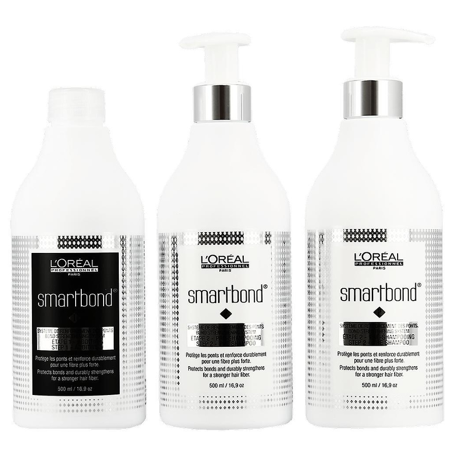 Smartbond Set | Zestaw wzmacniający włosy podczas koloryzacji i rozjaśniania: krok 1 Additive 500ml + krok 2 Pre-Shampoo 2x500ml