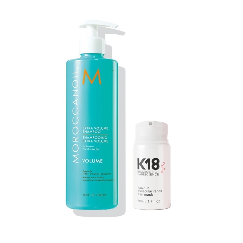| Zestaw regenerujący do włosów cienkich: szampon 500ml + maska 50ml