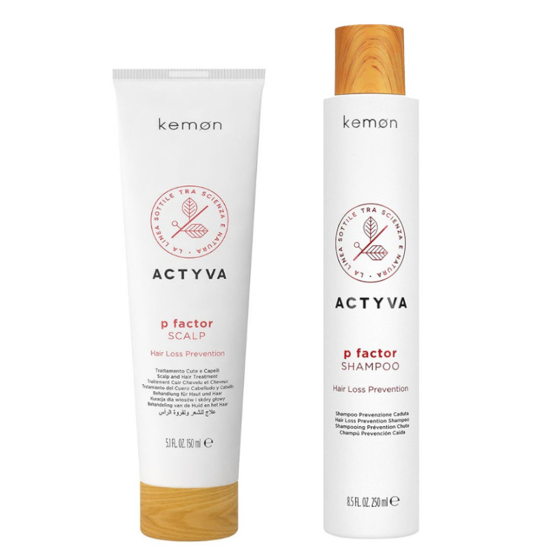Actyva P Factor | Zestaw do włosów wypadających: kuracja 150ml + szampon 250ml
