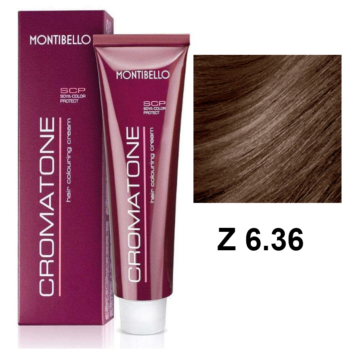 Cromatone Z | Trwała farba do włosów - kolor Z 6.36 kasztanowy złoty ciemny blond 60ml