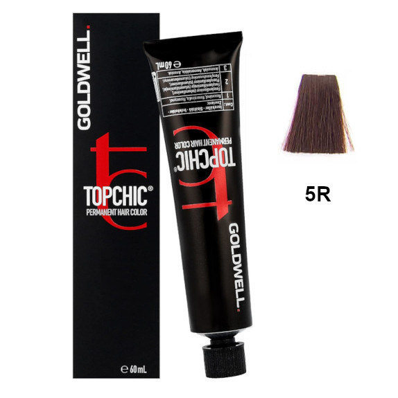 Topchic 5R | Trwała farba do włosów - kolor: średnia czerwień 60ml
