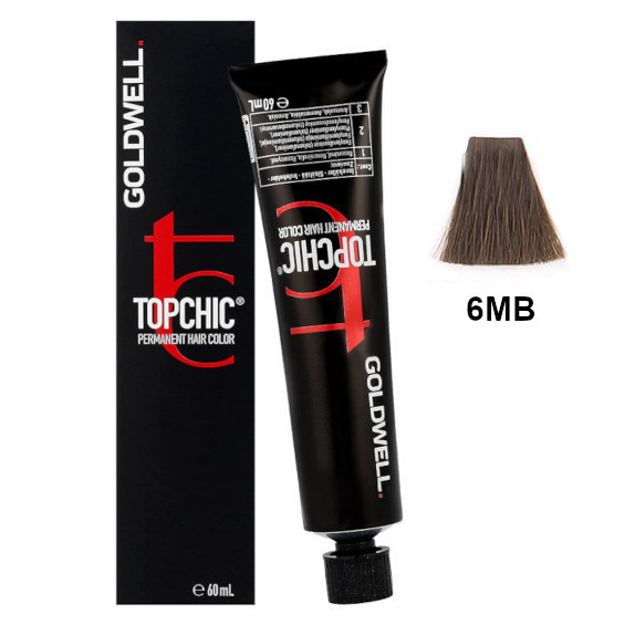 Topchic 6MB | Trwała farba do włosów - kolor: średni nefrytowy brąz 60ml