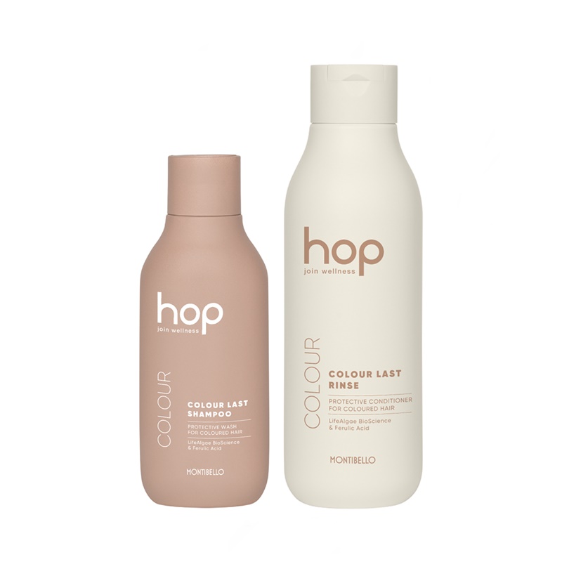 Hop Colour Last | Zestaw do włosów farbowanych: szampon 300ml + odżywka 750ml 