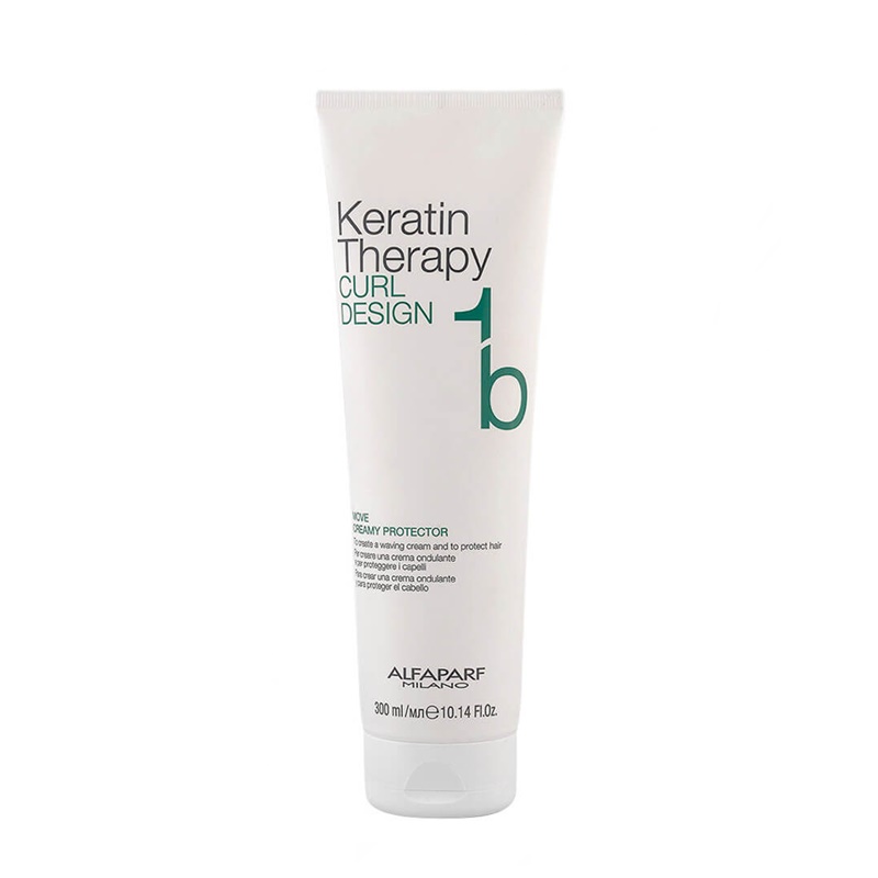Keratin Therapy Curl Design (1b) | Krem ochronny do zabiegów trwałej ondulacji 300ml