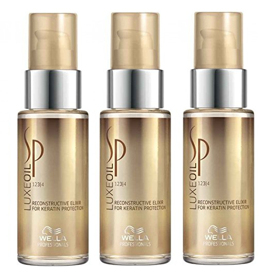 SP Luxe Oil | Zestaw: elixir pielęgnujący do włosów 3x30ml
