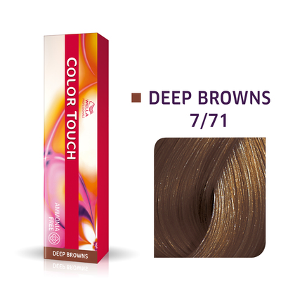 Color Touch 7/71 | Bezamoniakowa półtrwała farba do włosów 7/71 60ml
