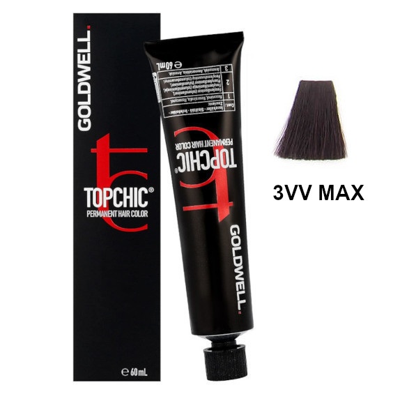 Topchic 3VV MAX | Trwała farba do włosów - kolor: ciemny fiolet 60ml