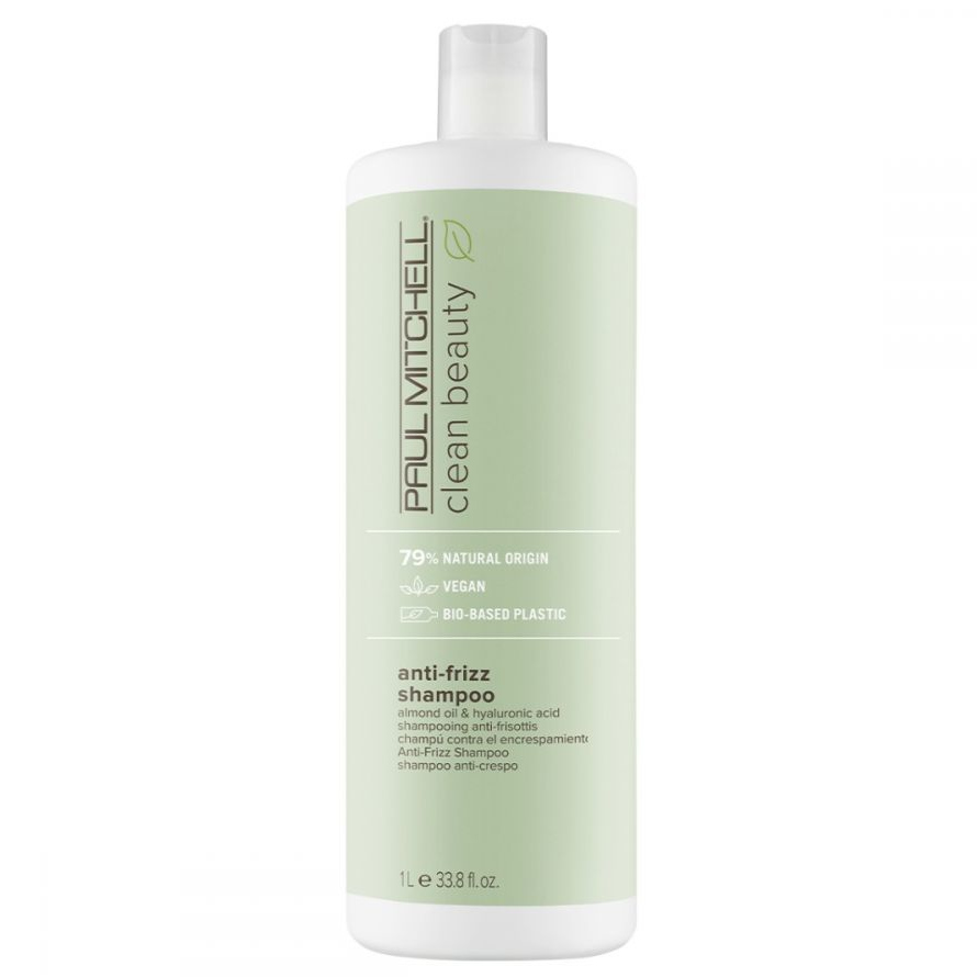 Clean Beauty Anti-Frizz | Wegański szampon wygładzający włosy puszące się i niezdyscyplinowane 1000ml