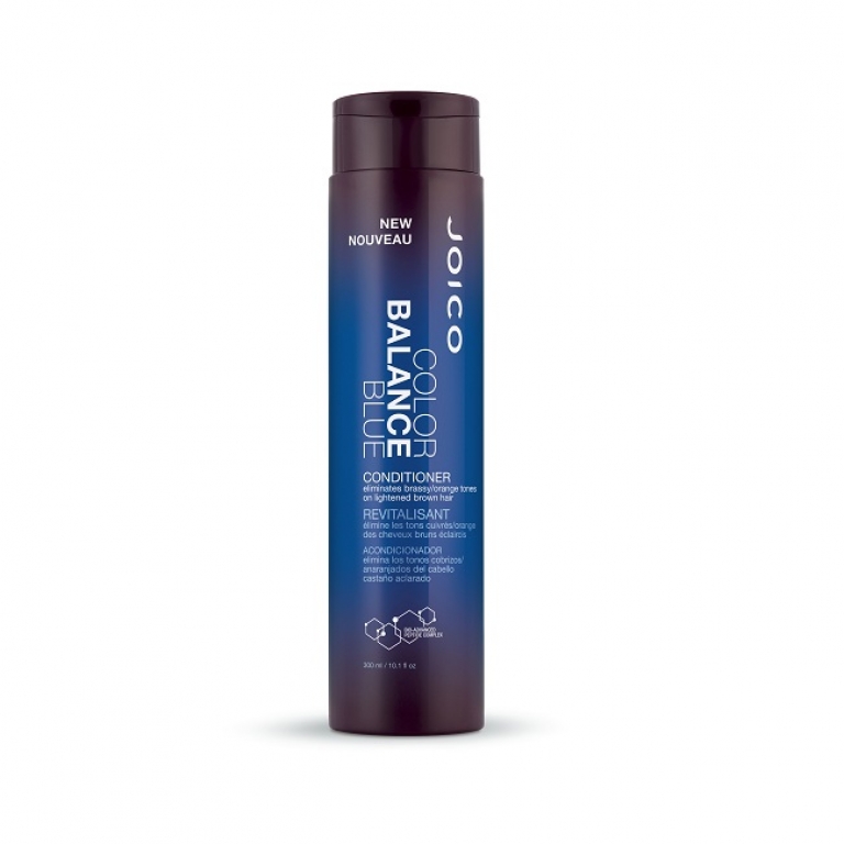 Color Balance Blue | Zestaw neutralizujący żółty odcień włosów blond: szampon 300ml + odżywka 300ml