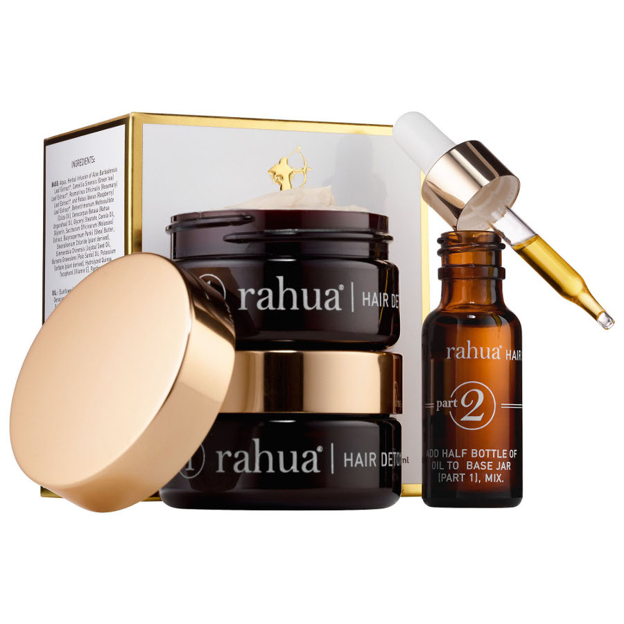 Detox and Renewal Treatment Kit | Zestaw oczyszczający i odżywiający włosy: baza detoksykująca i odnawiająca 2x45ml + detoksykujący i odnawiający olejek 15ml + 2 patyczki