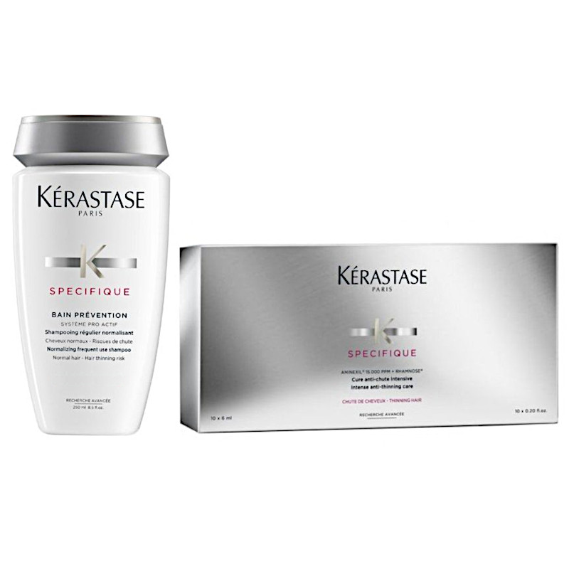Specifique | Zestaw przeciw wypadaniu włosów: kąpiel 250ml + kuracja 10x6ml