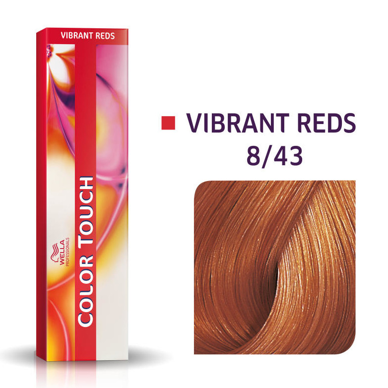 Color Touch 8/43 | Bezamoniakowa półtrwała farba do włosów 8/43 60ml