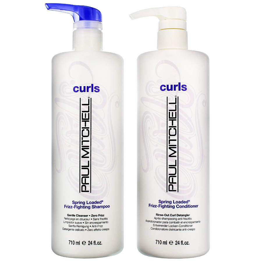 Curls | Zestaw do włosów kręconych: szampon 710ml + odżywka 710ml