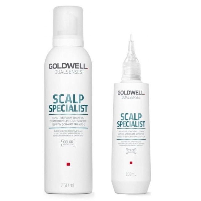 DualSenses Scalp Specialist | Zestaw do wrażliwej skóry głowy: szampon w piance 250ml + emulsja 150ml