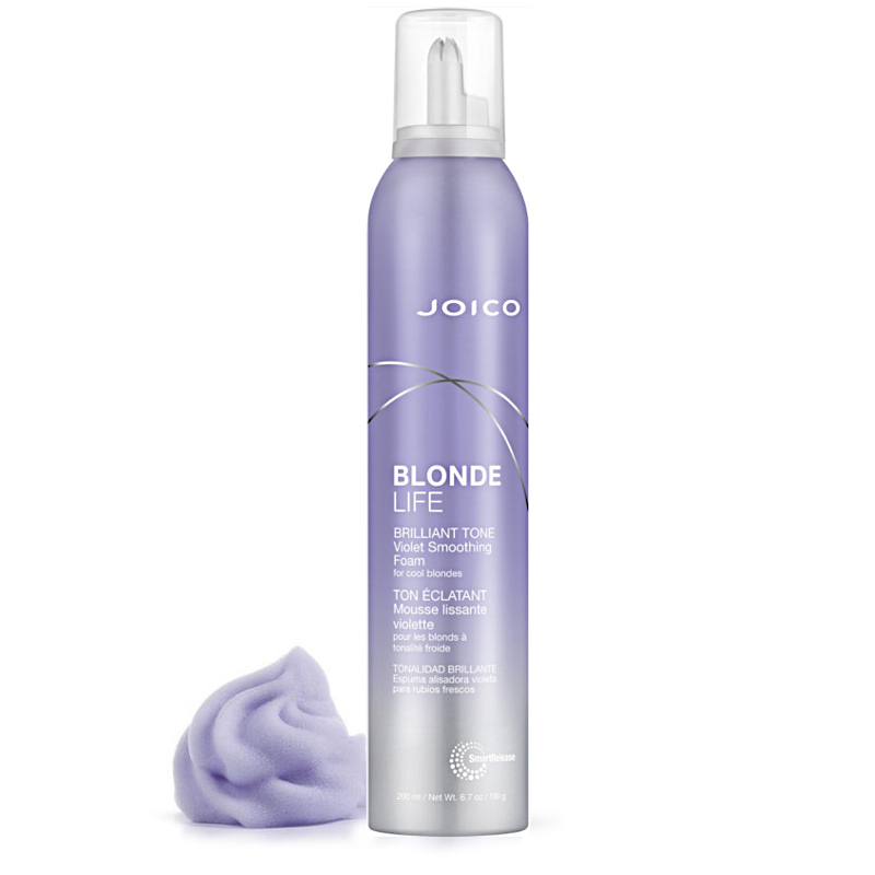 Blonde Life Violet | Pianka do stylizacji chroniąca chłodny odcień włosów blond 200ml