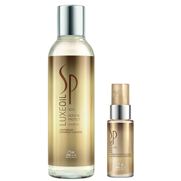 SP Luxe Oil | Zestaw regenerujący: szampon 200ml + elixir 30ml