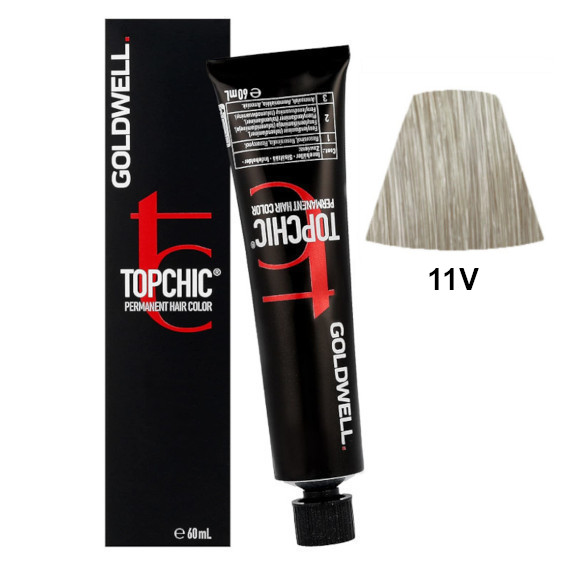 Topchic 11V | Trwała farba do włosów - kolor: specjalny fioletowy blond 60ml
