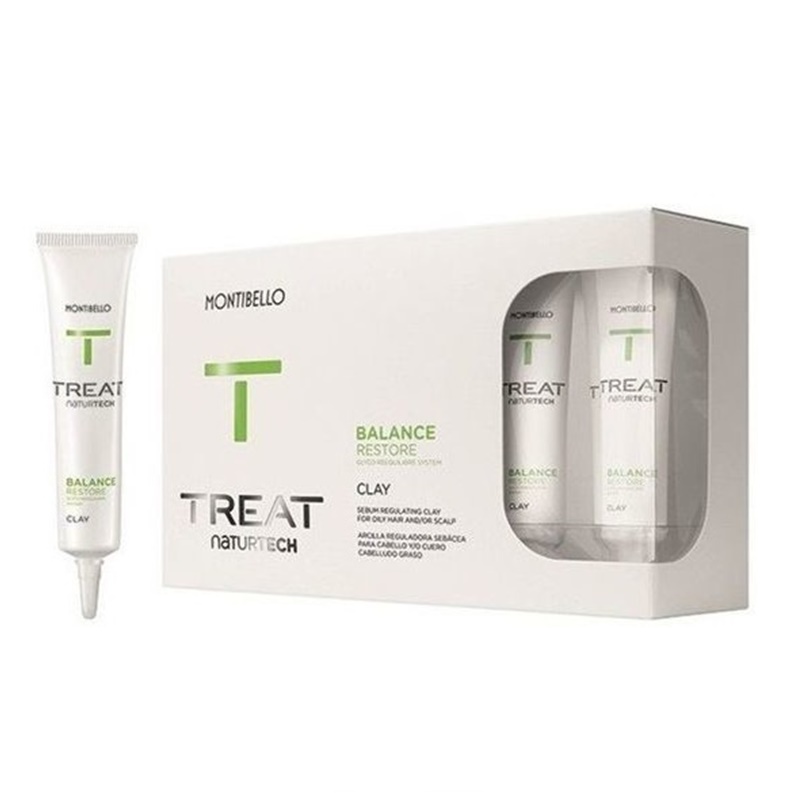 Treat Naturtech Balance Restore | Glinka oczyszczająca dla przetłuszczających się włosów op.10x20ml