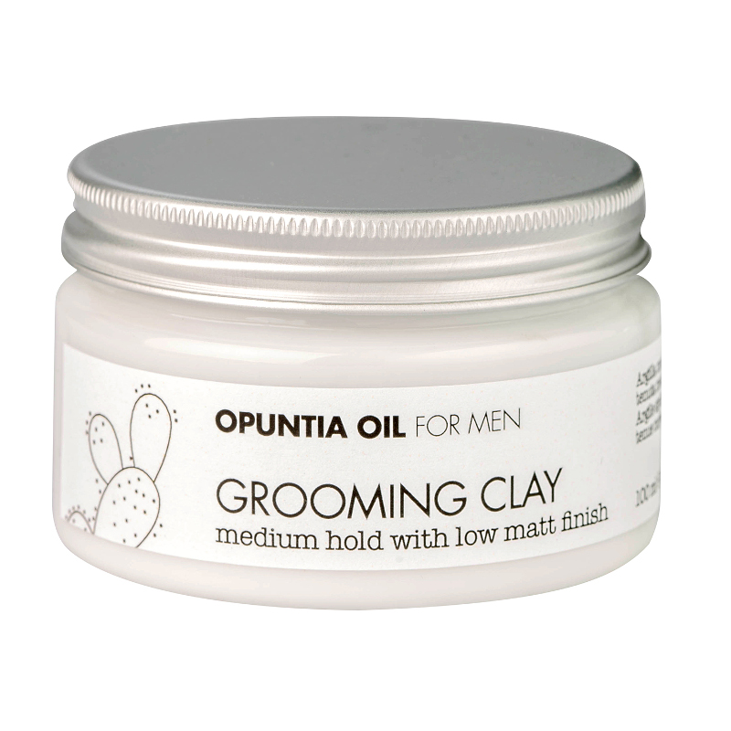Opuntia Oil for Men Grooming Clay | Glinka modelująca, średnie utrwalenie i matowe wykończenie 100ml