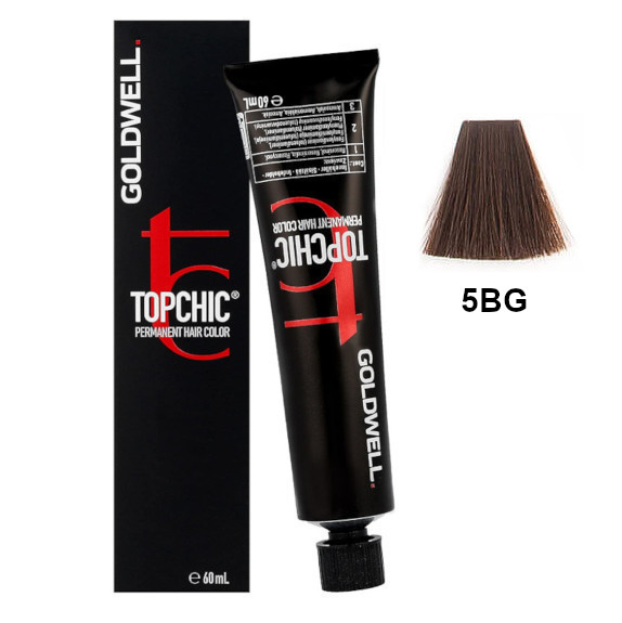 Topchic 5BG | Trwała farba do włosów - kolor: złoty średni brąz 60ml