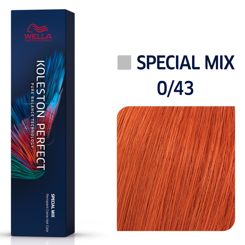 Koleston Perfect ME+ | Trwała farba do włosów Special Mix 0/43 60ml