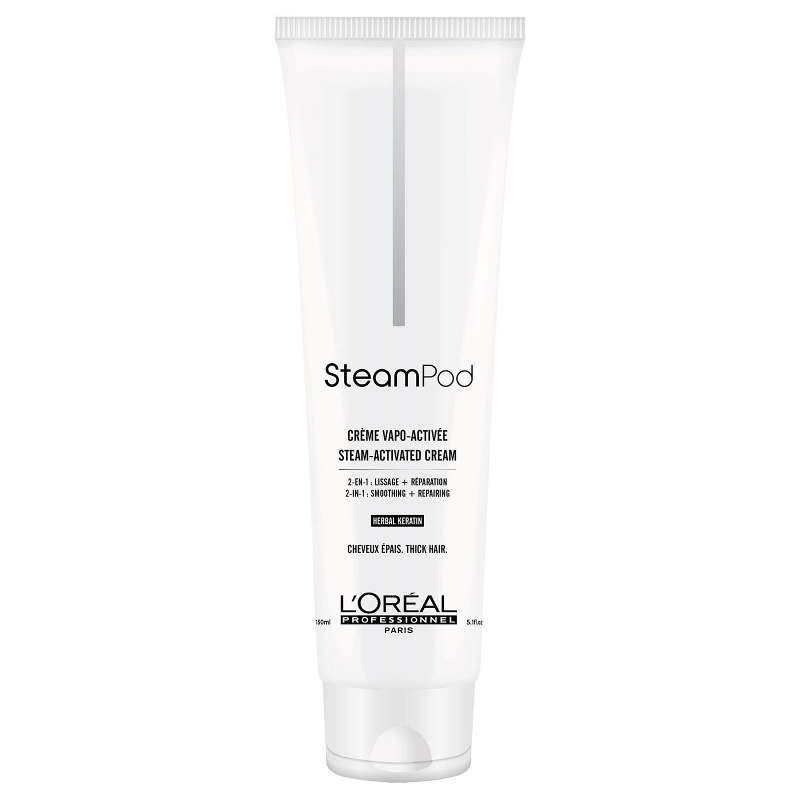 Steampod Steam-Activated Cream | Termoochronny krem do prostowania włosów grubych 150ml