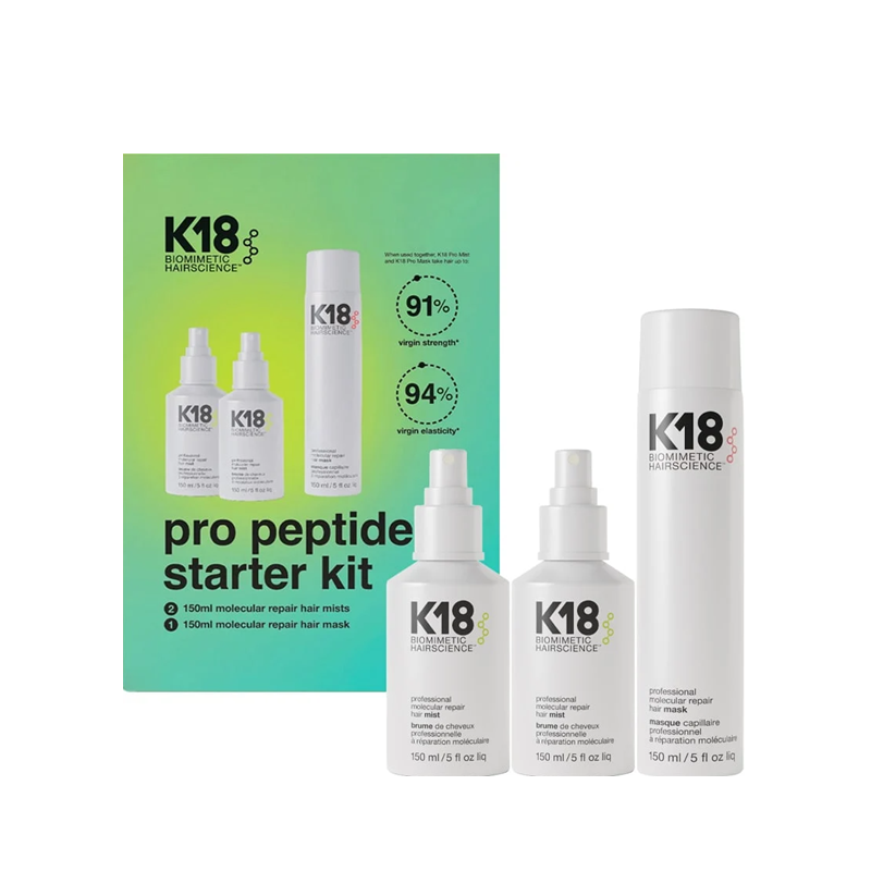 Pro Peptide Started Kit | Zestaw odbudowujący do włosów: mgiełka 2x150ml + maska 150ml - edycja limitowana
