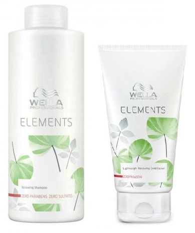 Elements | Zestaw odżywczy do każdego rodzaju włosów: szampon 1000ml + odżywka 200ml