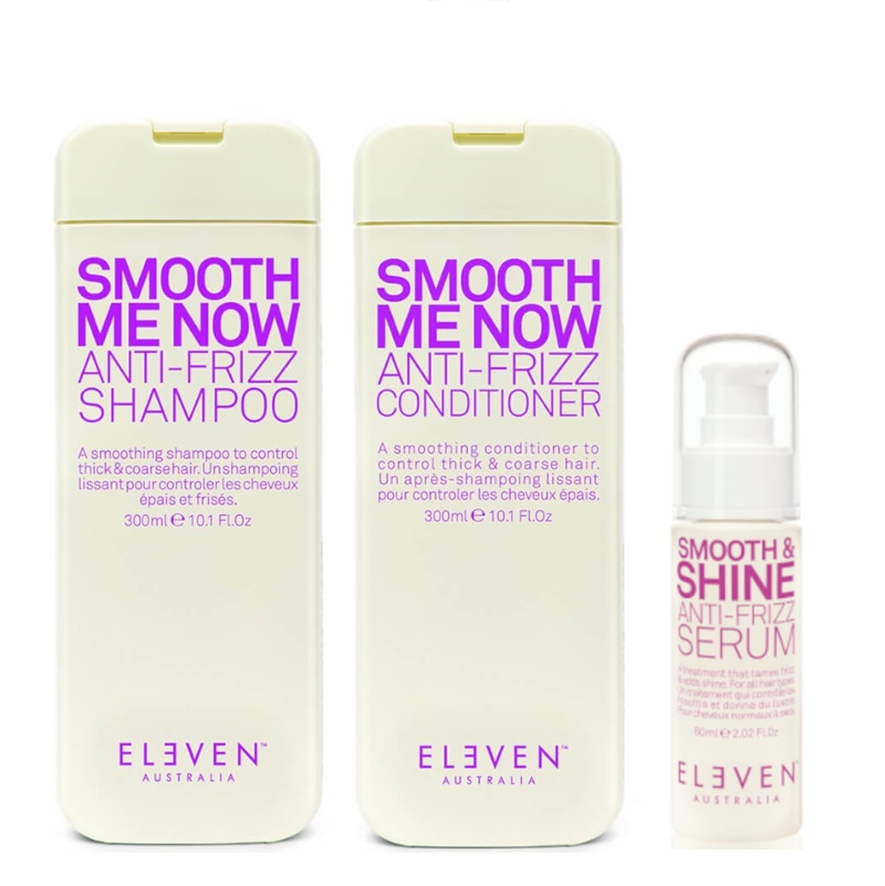 Smooth Me Now | Zestaw wygładzający: szampon 300ml + odżywka 300ml + serum 60ml