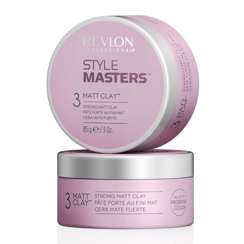 StyleMasters Matt Clay | Mocno utrwalająca matowa glinka do włosów 85g