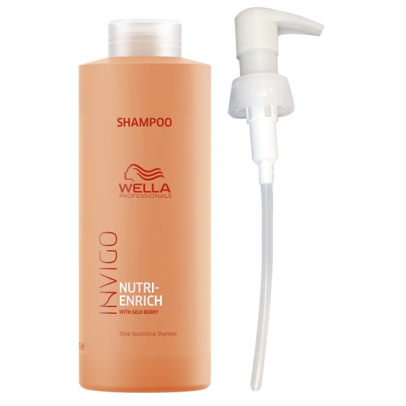 Invigo Nutri-Enrich | Zestaw: szampon do włosów suchych 1000ml + pompka