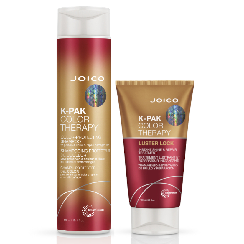 K-Pak Color Therapy | Zestaw do włosów farbowanych: szampon 300ml + maska 150ml