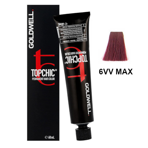 Topchic 6VV MAX | Trwała farba do włosów - kolor: jaskrawy fioletowy 60ml