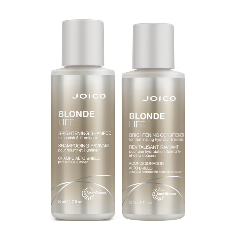 Blonde Life | Minizestaw do włosów blond: szampon 50ml + odżywka 50ml