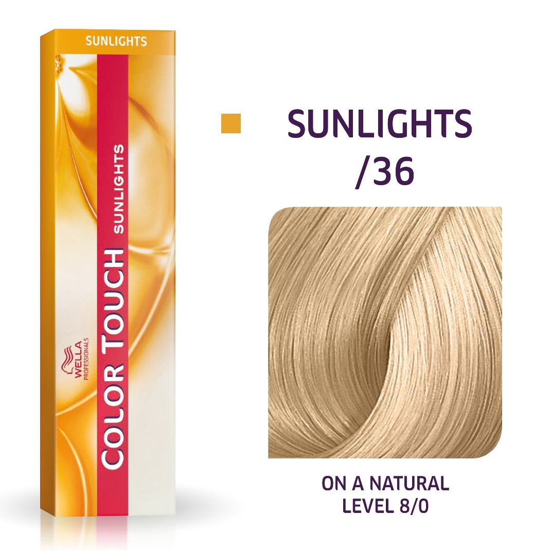 Color Touch Sunlights /36 | Bezamoniakowa półtrwała farba do włosów /36 60ml