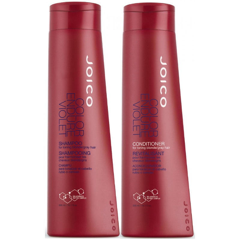 Color Endure Violet | Zestaw do włosów blond i siwych: szampon 300ml + odżywka 300ml