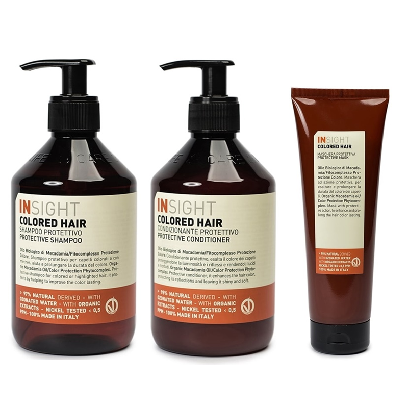 Colored Hair | Zestaw do włosów farbowanych: szampon 400ml + odżywka 400ml + maska 250ml